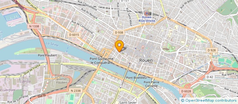 localisation de l'entreprise FRESNEL PEINTURE à ROUEN