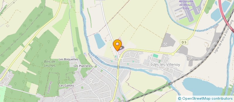 localisation de l'entreprise FRESNES TRANSPORTS  ISLES-LES-VILLENOY