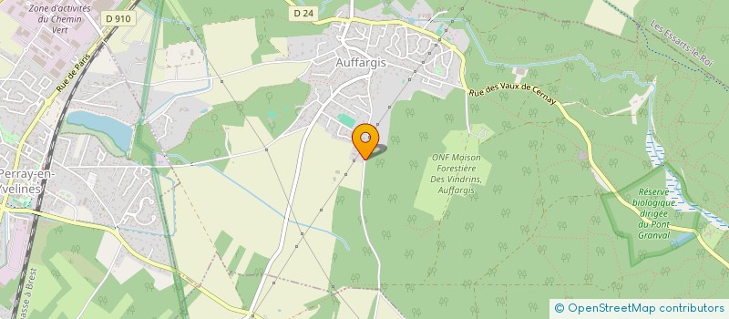 localisation de l'entreprise FRESQUE DE LA VIE ASSOCIATIVE  AUFFARGIS