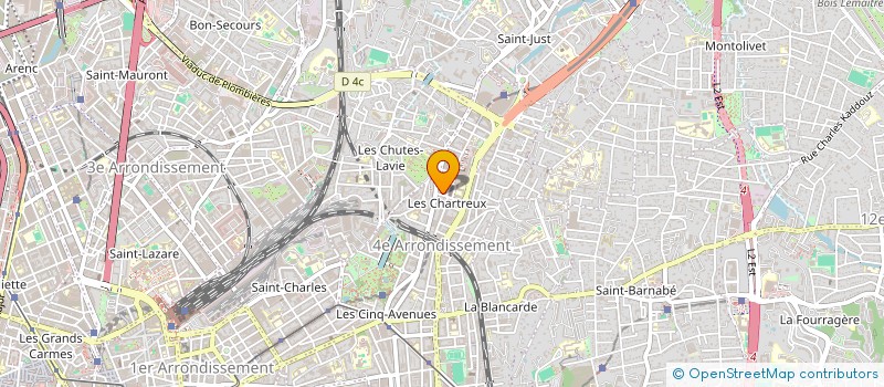 localisation de l'entreprise FRESQUES ET ATELIERS DECLENCHEURS D'ACTIONS  MARSEILLE