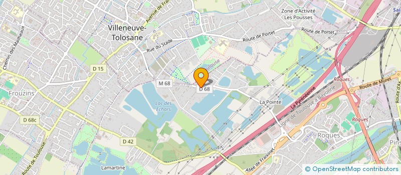 localisation de l'entreprise FRESQUET FINANCES  ROQUES