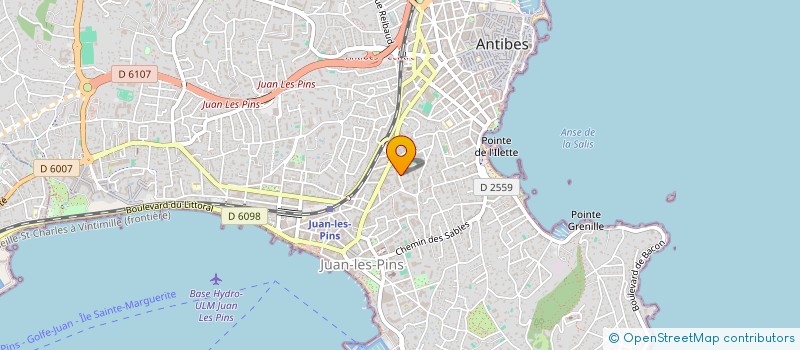 localisation de l'entreprise FRESS à ANTIBES