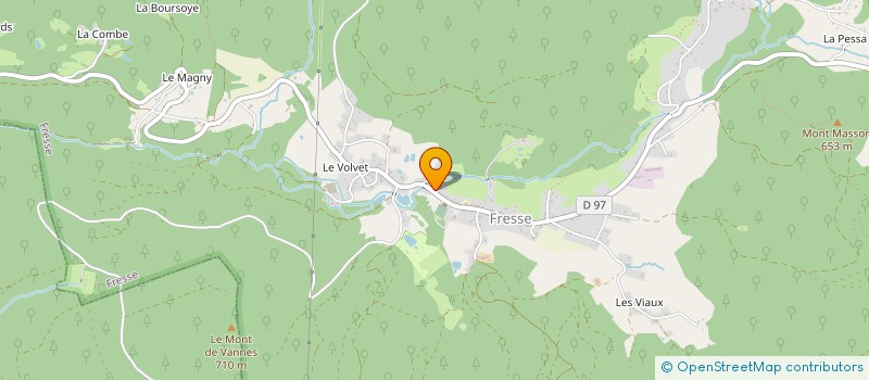 localisation de l'entreprise FRESSANIM  FRESSE