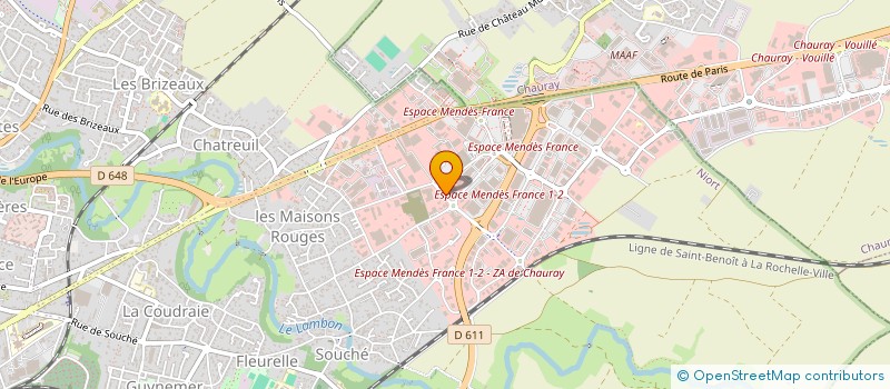 localisation de l'entreprise FRESSIMOUSS  NIORT