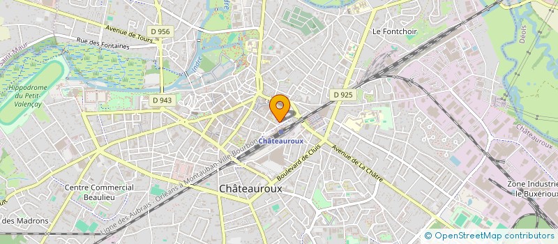 localisation de l'entreprise FRESSOR à CHATEAUROUX