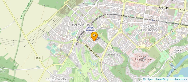localisation de l'entreprise FRESSTO à CERGY