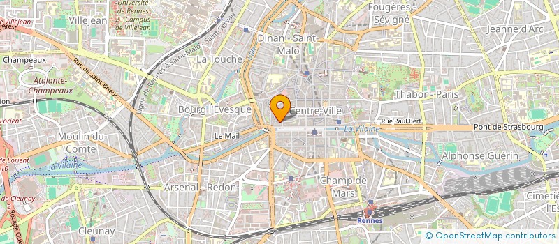localisation de l'entreprise FRESTEL à RENNES