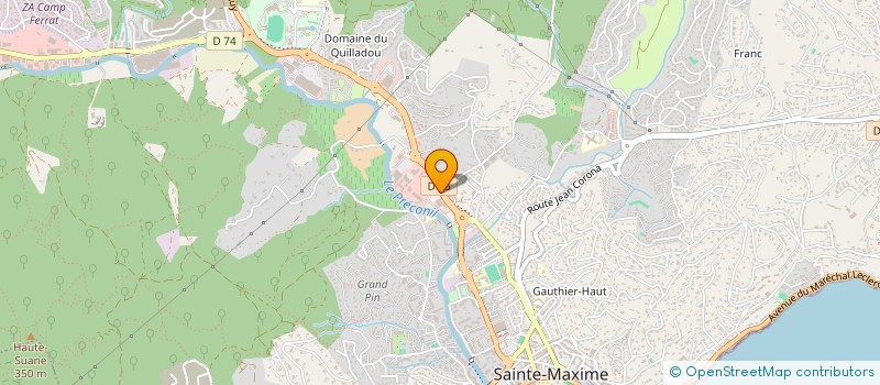 localisation de l'entreprise FRESTIGA à SAINTE-MAXIME