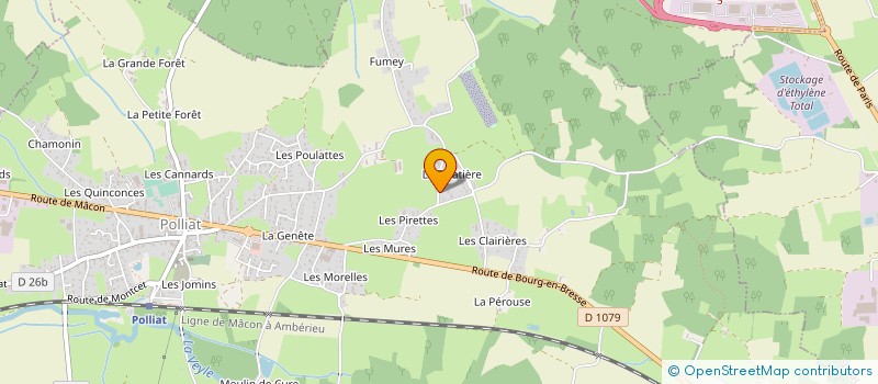 localisation de l'entreprise FRESTIM à POLLIAT
