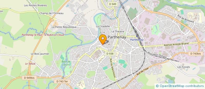 localisation de l'entreprise FRESYL  PARTHENAY