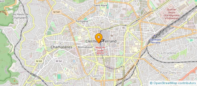 localisation de l'entreprise FRET  CLERMONT-FERRAND
