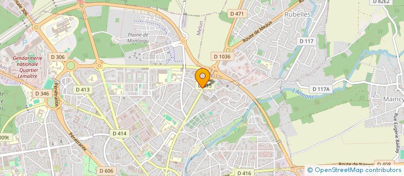 localisation de l'entreprise FRET BM à MELUN