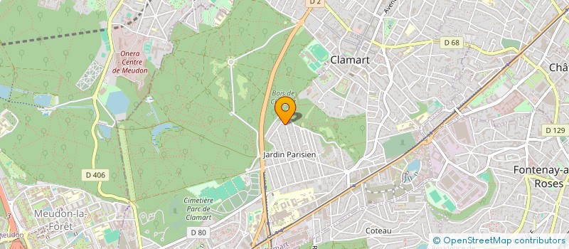 localisation de l'entreprise FRET EXPRESS à CLAMART
