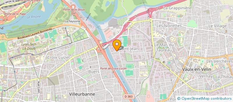 localisation de l'entreprise FRET EXPRESS  VILLEURBANNE