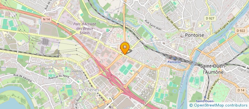 localisation de l'entreprise FRET EXPRESS à PONTOISE