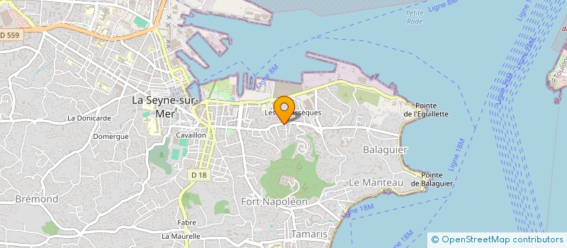 localisation de l'entreprise FRET EXPRESS 83 à LA SEYNE-SUR-MER