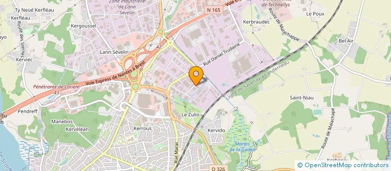 localisation de l'entreprise FRET EXPRESS FRAIS à LANESTER