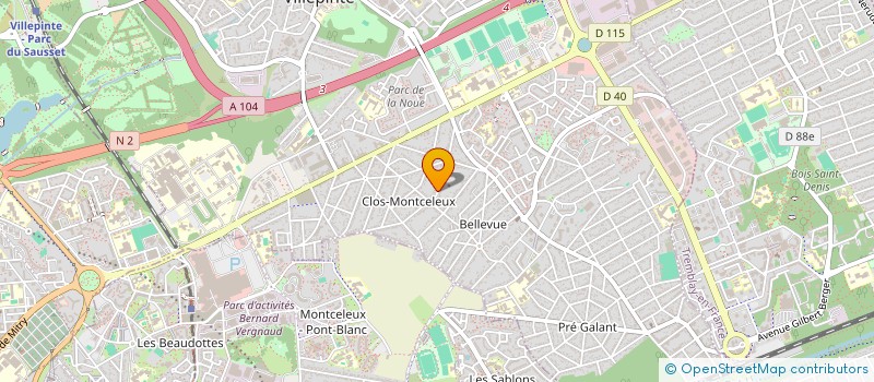 localisation de l'entreprise FRET EXPRESS PLUS à VILLEPINTE