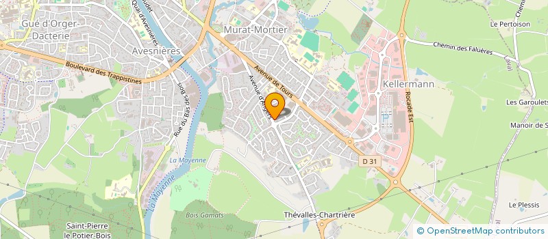 localisation de l'entreprise FRET MARKET à LAVAL