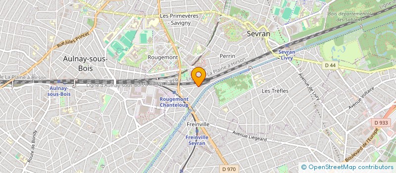 localisation de l'entreprise FRET&SERVICES à SEVRAN