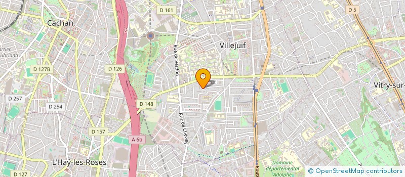 localisation de l'entreprise FRET SOLUTIONS à VILLEJUIF