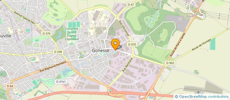 localisation de l'entreprise FRET TRANSPORT SERVICES  GONESSE