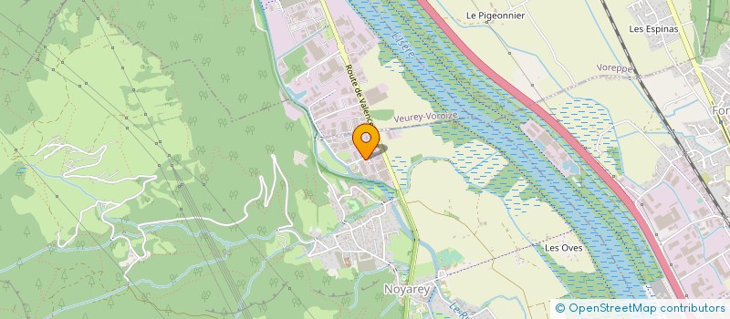 localisation de l'entreprise FRET VITE à NOYAREY