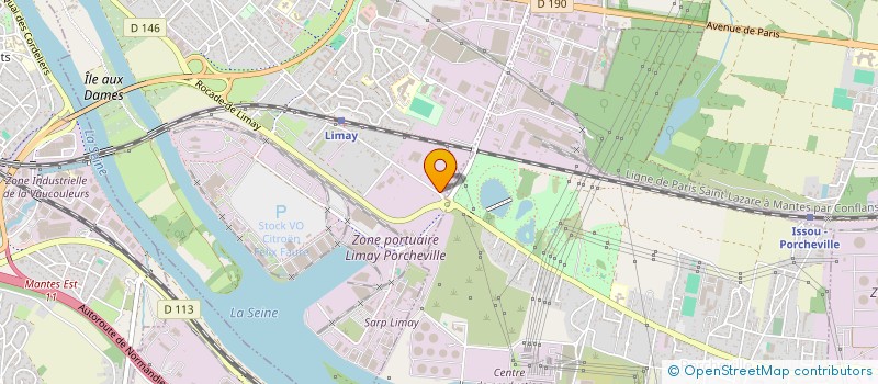 localisation de l'entreprise FRET WISSA SERVICES  LIMAY