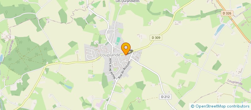 localisation de l'entreprise FRETAULT GUILLAUME  LOUPLANDE