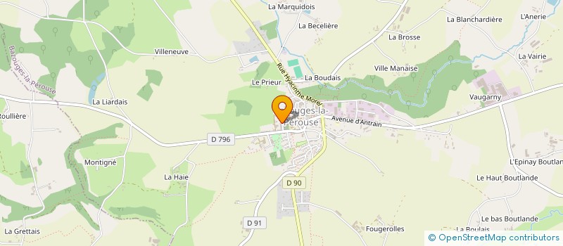 localisation de l'entreprise FRETAY AUTOMOBILES  BAZOUGES-LA-PEROUSE