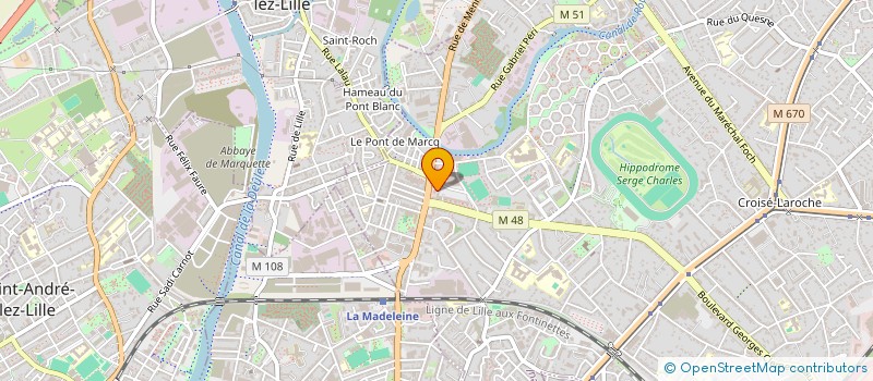 localisation de l'entreprise FRETE DYER à MARCQ-EN-BARŒUL