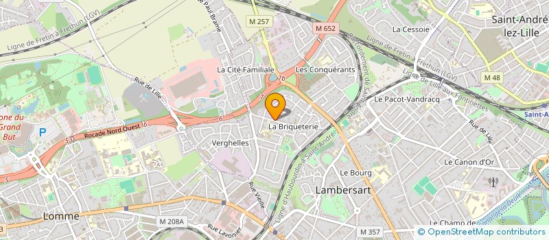 localisation de l'entreprise FRETE PING à LAMBERSART