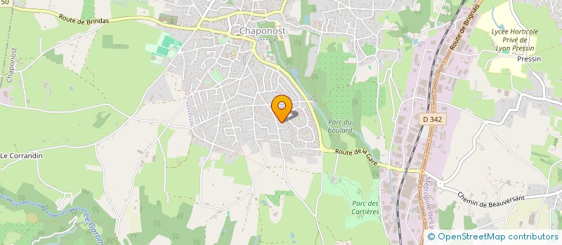 localisation de l'entreprise FRETHAN  CHAPONOST