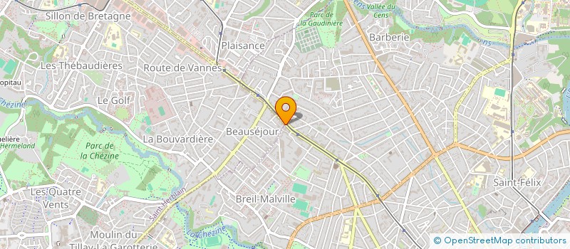 localisation de l'entreprise FRETIER à SAINT-HERBLAIN