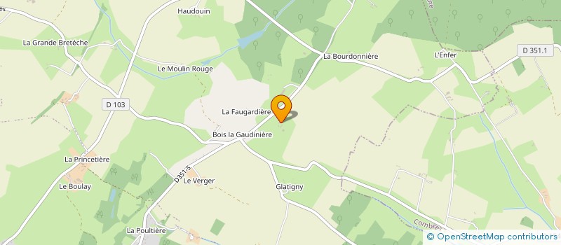 localisation de l'entreprise FRETIGNY PERCHE ANIMATIONS à SAINTIGNY