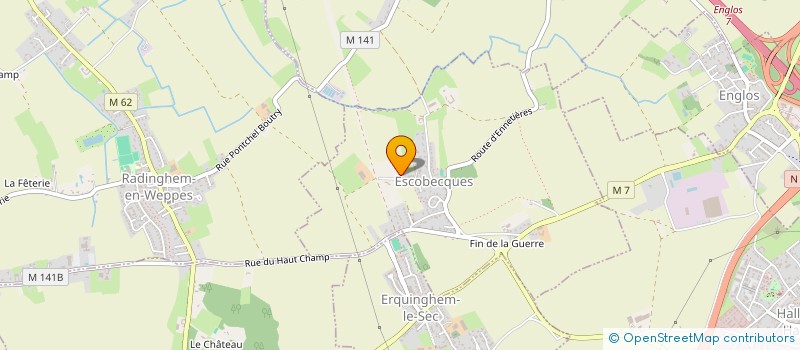 localisation de l'entreprise FRETIN à ESCOBECQUES