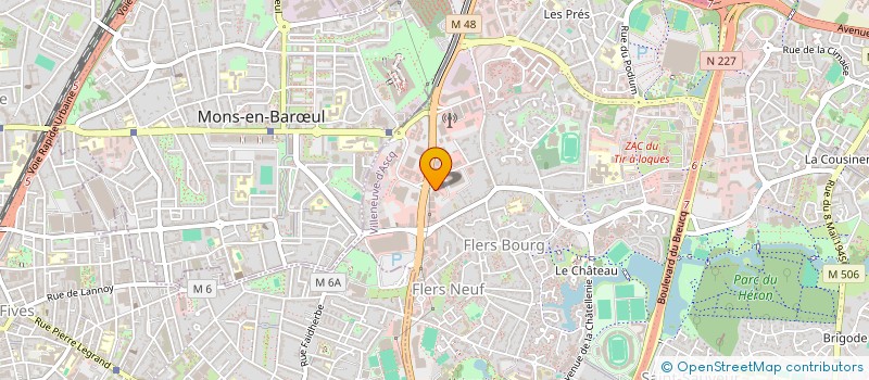 localisation de l'entreprise FRETIN DU MONT  WASQUEHAL