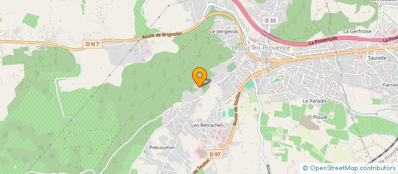 localisation de l'entreprise FRETMARKET  LE LUC