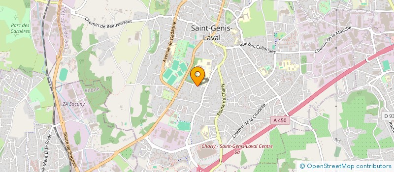 localisation de l'entreprise FRETON IMMO  SAINT-GENIS-LAVAL