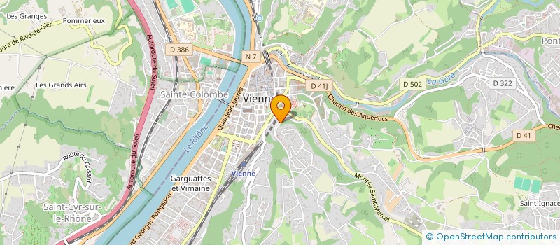 localisation de l'entreprise FRETRISA  VIENNE