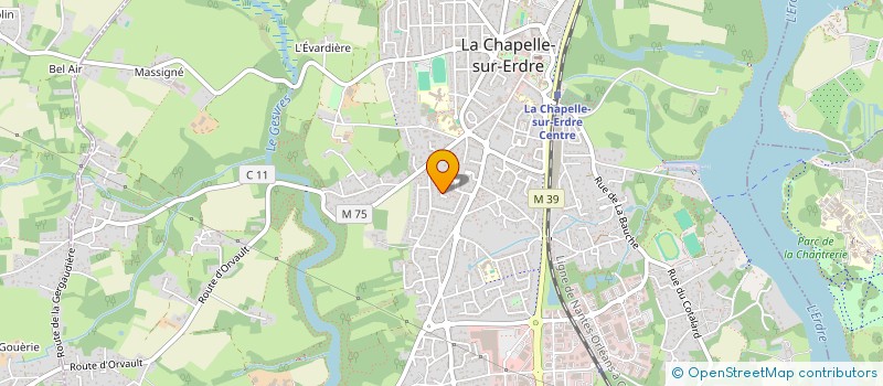 localisation de l'entreprise FRETY 2  LA CHAPELLE-SUR-ERDRE