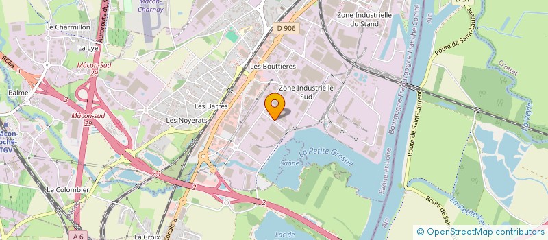 localisation de l'entreprise FREUDIMMO  SAINT-AMOUR-BELLEVUE