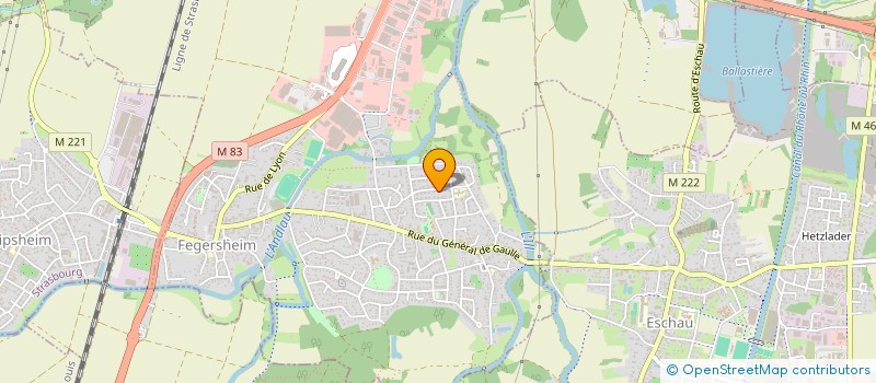 localisation de l'entreprise FREUNDE NEPAL ALSACE  FEGERSHEIM