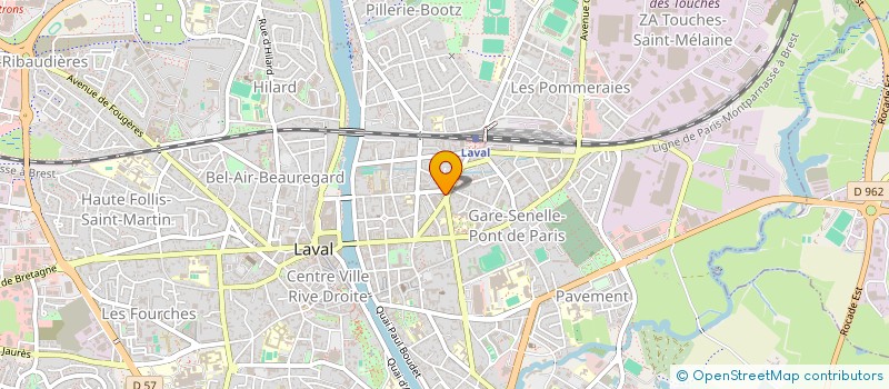 localisation de l'entreprise FREUSLON CONSORTS à LAVAL