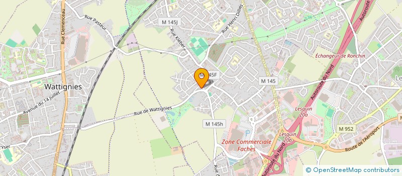 localisation de l'entreprise FREUX à FACHES-THUMESNIL