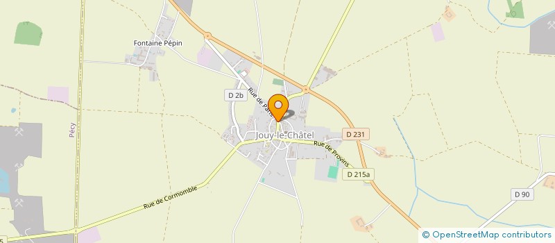 localisation de l'entreprise FREVAL à JOUY-LE-CHATEL