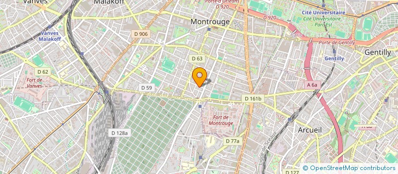 localisation de l'entreprise FREVALVA  MONTROUGE
