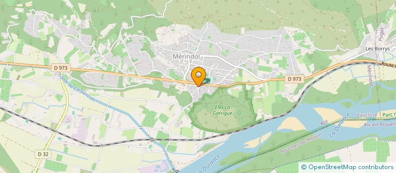 localisation de l'entreprise FREVAN  MERINDOL