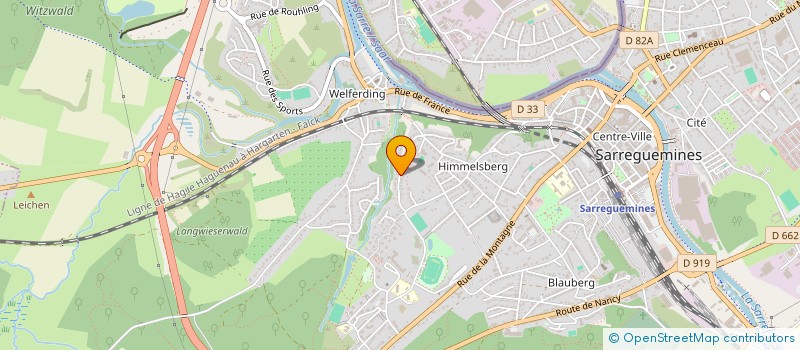 localisation de l'entreprise FREVEMAT IMMOBILIER à SARREGUEMINES