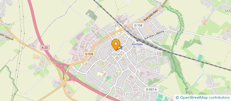 localisation de l'entreprise FREVENT-LION  ORCHIES